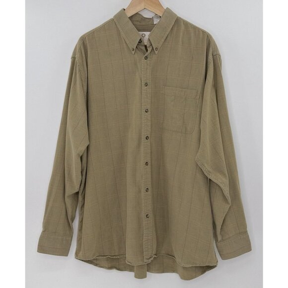 Viyella Other - Viyella Men’s Wool Cotton Blend Long Sleeve Button Down Shirt XXL Made In Canada